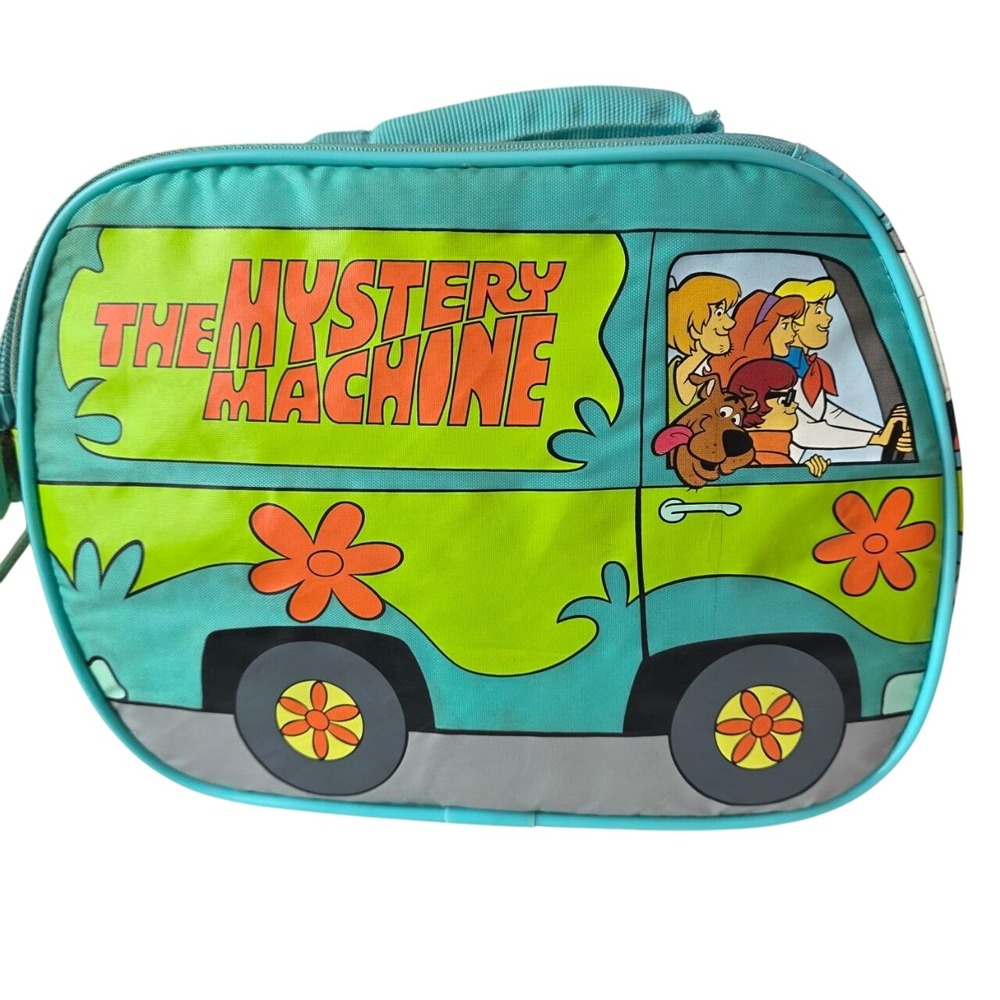 Vintage 1999 Scooby-Doo Mystery Machine Rolling Suitcase and Lunch Bag Set - Picture 14 of 16